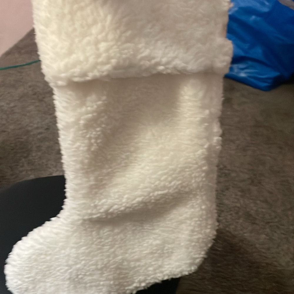 Victoria's Secret PINK NWT 2 Sherpa Christmas Stockings - Picture 12 of 12